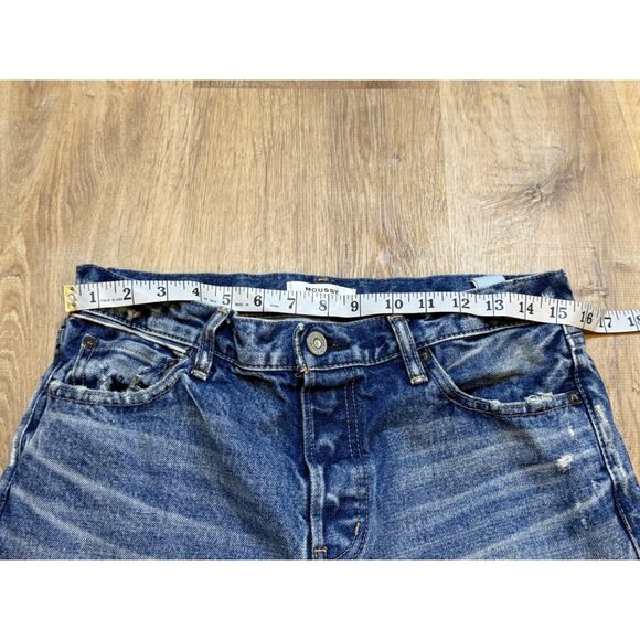 Moussy Vintage Cowhide Leather Made in Japan Slim Straight Size 29 - Picture 4 of 9